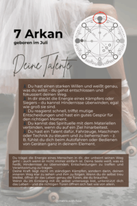 Talente im Geburtsmonat Juli