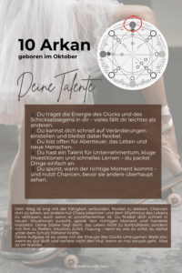 Talente im Geburtsmonat Oktober